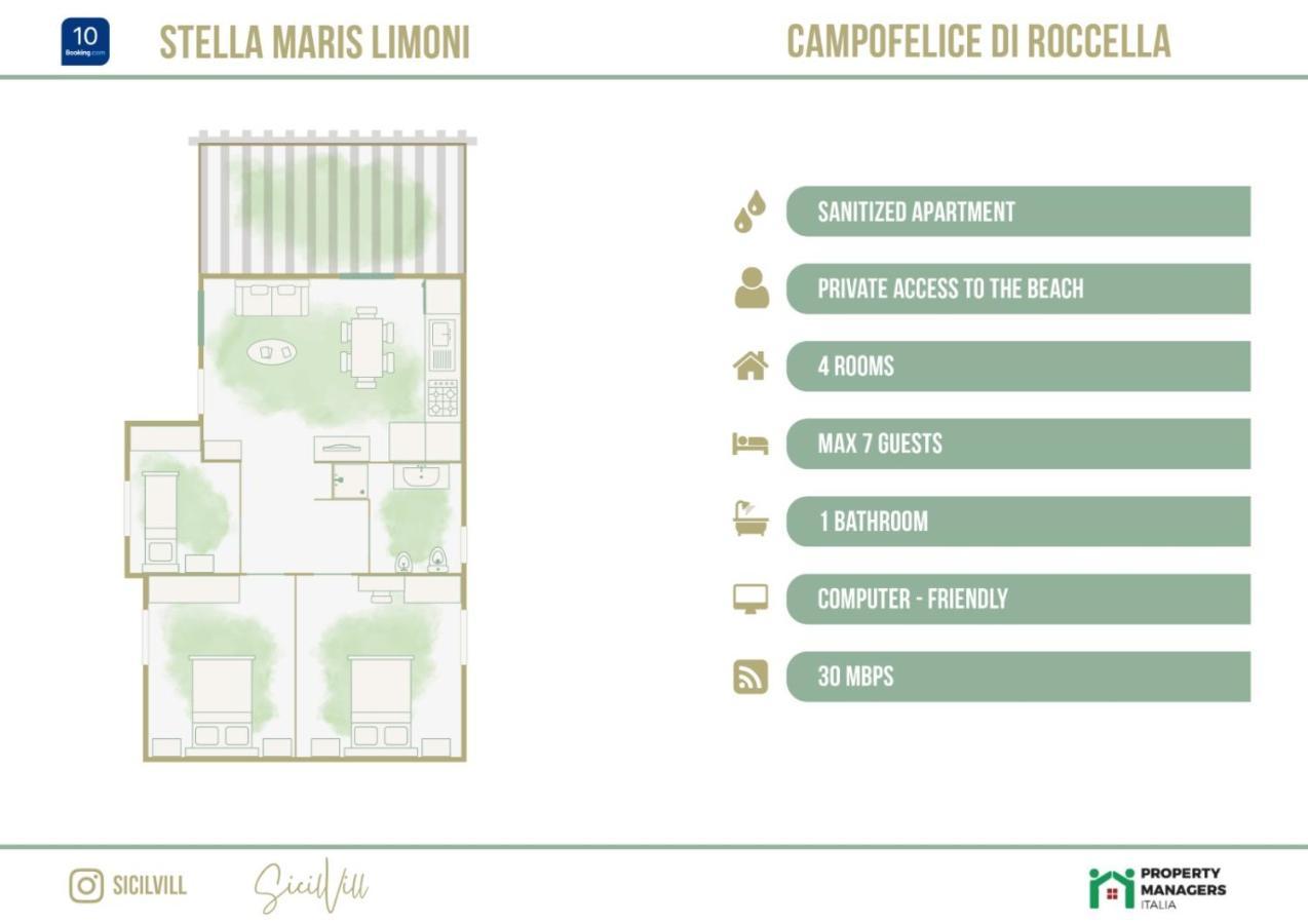 Stella Maris Limoni By Sicilvill Villa Campofelice Di Roccella Ngoại thất bức ảnh
